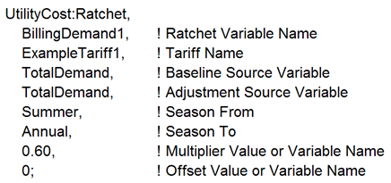 TariffAnalysisRatchetIDF